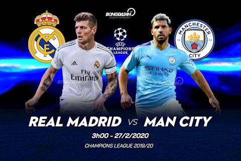 Trực tiếp Real Madrid vs Man City Champions League 201920 hình ảnh