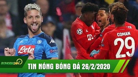 TIN NÓNG bongda24h.vn hôm nay 26/2: Bayern nghiền nát Chelsea ngay trên sân nhà | Barca thoát thua rời Napoli