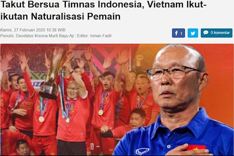 Báo Indo lại khiêu khích bóng đá Việt Nam hình ảnh