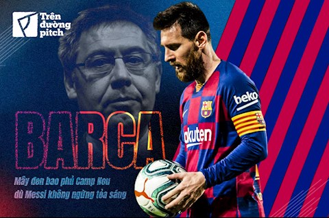Barcelona: Mây đen bao phủ Camp Nou dù Messi không ngừng tỏa sáng