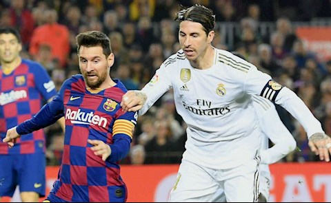 Real vs Barca Messi va Ramos
