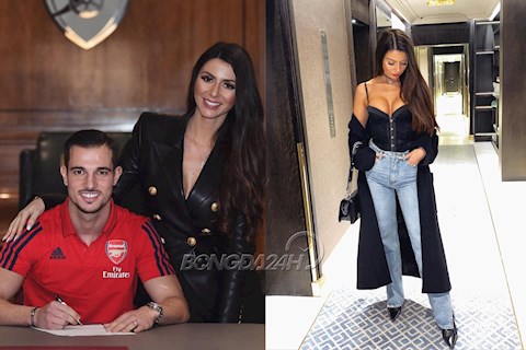 Tân binh Arsenal khiến đồng đội ghen tị bởi cô vợ nóng bỏng