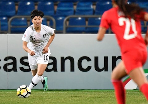 Tiền vệ Ji So-yun của Hàn Quốc quyết tâm thắng Việt Nam hình ảnh