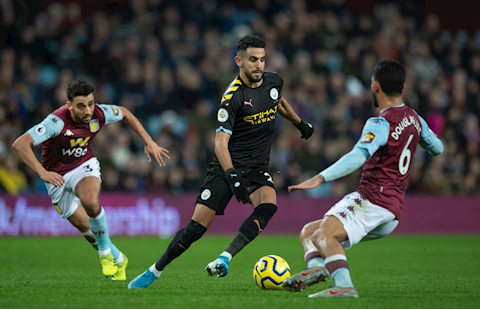 Aston Villa vs Man City Mahrez