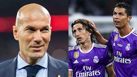 Zidane huấn luyện Ronaldo và Modric bằng cách… không làm gì hết! hình ảnh