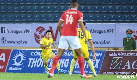 Dinh Van Truong Nam Dinh vs Hong Linh Ha Tinh V-League 2020.
