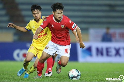Pham Tuan Hai Nam Dinh vs Hong Linh Ha Tinh V-League 2020