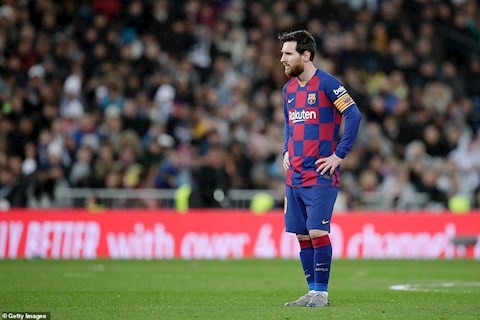 Real 2-0 Barca Messi
