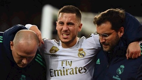 Eden Hazard rời Real Madrid tới Mỹ phẫu thuật chấn thương hình ảnh