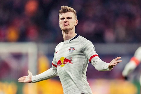 Timo Werner trong hàng ngũ những tiền đạo xuất sắc nhất châu Âu