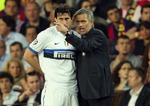 Tiền đạo Diego Milito hết lời khen ngợi Jose Mourinho hình ảnh