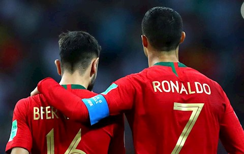 Ronaldo chê Bruno Fernandes không ăn thua