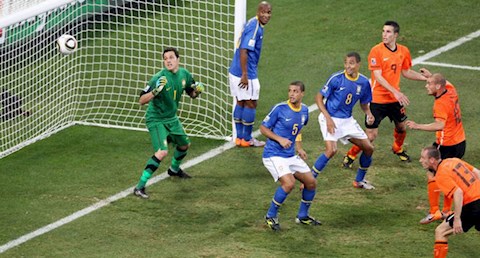 Link video xem lại Hà Lan vs Brazil tứ kết World Cup 2010: Full trận