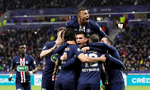 Bàn thắng kết quả Lyon vs PSG 1-5 cúp quốc gia Pháp 201920 hình ảnh