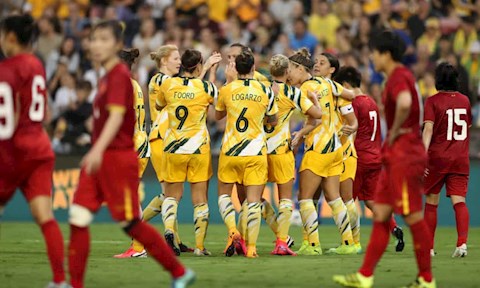 Trận lượt về giữa ĐT nữ Việt Nam vs Australia không có khán giả hình ảnh