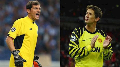Courtois danh gia cao Casillas va Van der Sar