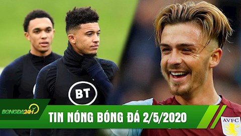 TIN NÓNG BÓNG ĐÁ 2/5: Grealish tỏ tình với Man Utd, Alexander-Arnold dụ dỗ ông bạn Jadon Sancho tới Liverpool