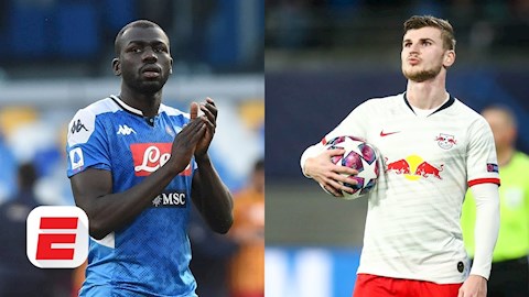 Liverpool nên chọn Timo Werner thay vì Koulibaly