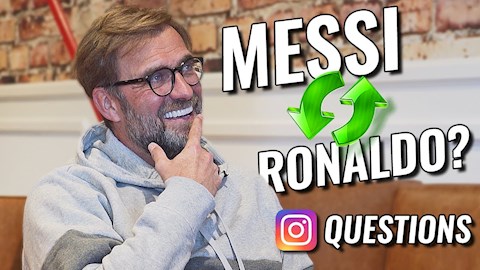 VIDEO: Hey Jurgen Klopp, Messi và Ronaldo, ai xuất sắc hơn?