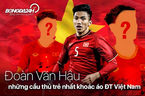 Đoàn Văn Hậu và những cầu thủ khoác áo ĐT Việt Nam trẻ nhất lịch  hình ảnh