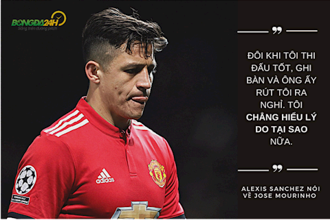 Alexis Sanchez thừa nhận khó chịu vì ân nhân Mourinho