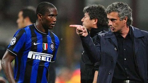 Samuel Etoo nguyện trung thành với Mourinho hình ảnh