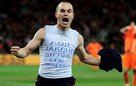 Andres Iniesta Thắng CK World Cup 2010 giúp tôi khỏi bệnh hình ảnh