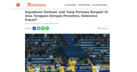 Báo Indo thèm được thấy CĐV trên khán đài như bóng đá Việt Nam hình ảnh