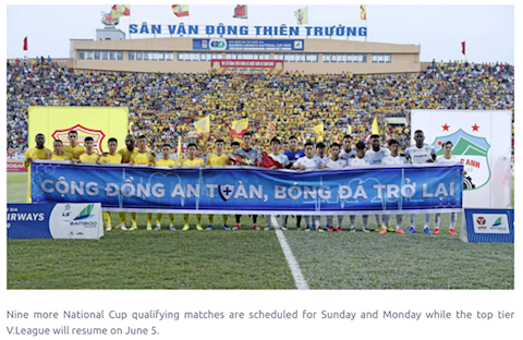 Trang chủ AFC đưa tin về sự trở lại ấn tượng của bóng đá Việt Nam hình ảnh