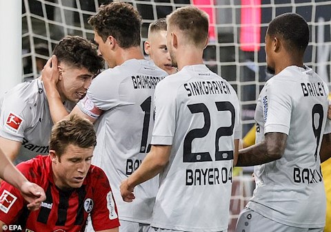 Freiburg 0-1 Leverkusen: Kai Havertz thăng hoa trở lại, Leverkusen có ngay chiến thắng