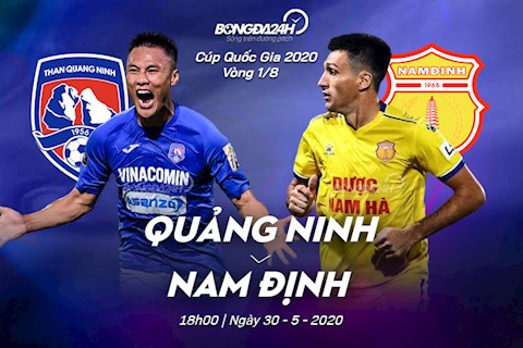Quảng Ninh 2-2 (pen 5-4) Nam Định (KT): Thắng sau màn luân lưu 11m, đội bóng đất Mỏ vào tứ kết cúp quốc gia