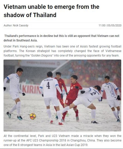 Sports442 Bóng đá Việt Nam vẫn núp sau cái bóng của Thái Lan hình ảnh