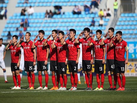 CLB Sangju Sangmu xuống hạng khi K-League còn chưa khởi tranh hình ảnh