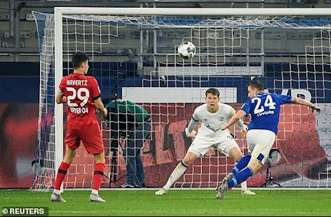 Schalke 1-1 Leverkusen Kai Havertz tái xuất, Leverkusen vẫn chỉ may mắn giành điểm hình ảnh 2