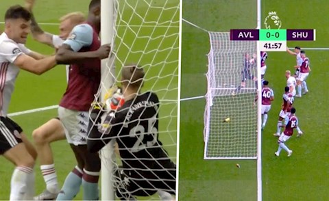 Trước Villa, MU và Liverpool từng được công nghệ goal-line giúp hình ảnh