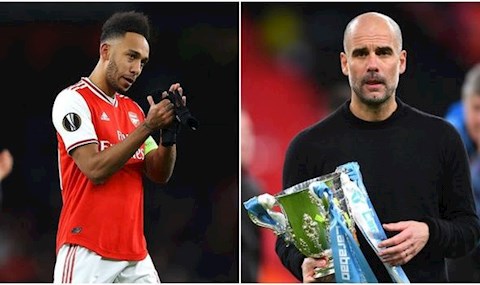 HLV Pep Guardiola phũ phàng với tiền đạo Aubameyang hình ảnh