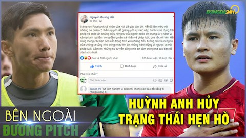 NGOÀI ĐƯỜNG PITCH: Huỳnh Anh hủy trạng thái hẹn hò với Quang Hải, Văn Hậu gặp khó tại Heereveen