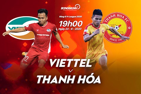 Truc tiep bong da Viettel vs Thanh Hoa 19h00 ngay hom nay 23/6 vong 6 V-League 2020