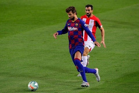 Barca vs Bilbao Pique