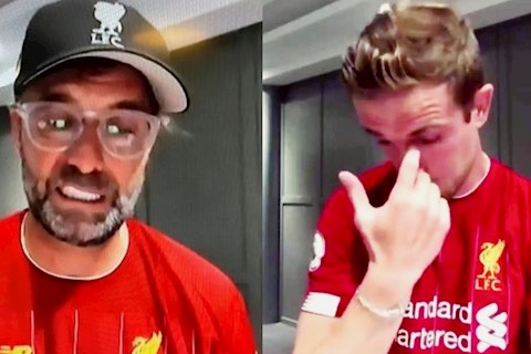 VIDEO: Thầy trò Jurgen Klopp nghẹn ngào cảm xúc trong ngày vô địch Premier League