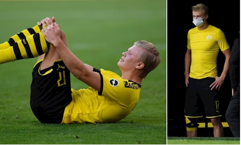 Dortmund nhận tin không vui từ Erling Haaland