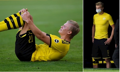 Dortmund nhận tin không vui từ tiền đạo Erling Haaland hình ảnh