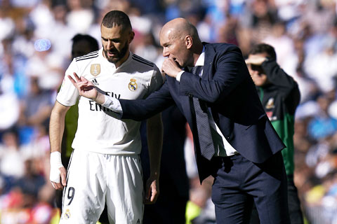 Tiền đạo Karim Benzema tiết lộ mong muốn của HLV Zidane hình ảnh