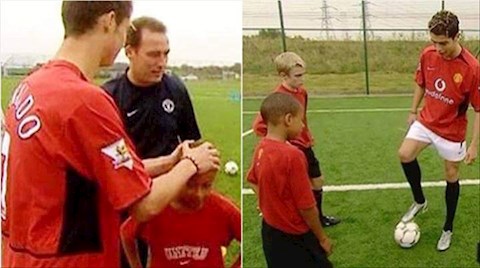 VIDEO Ronaldo dạy Lingard chơi bóng khi còn ở MU hình ảnh