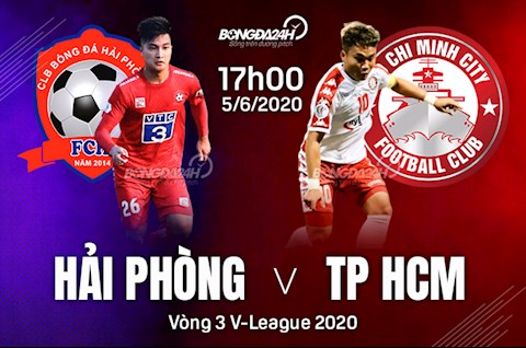 Truc tiep bong da Hai Phong vs TPHCM 17h00 ngay hom nay 5/6