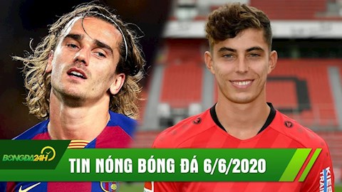 TIN NÓNG BÓNG ĐÁ 6/6: Tuyên bố rời Barca, Griezmann chốt bến đỗ mới, Kai Havertz mở đường sang MU