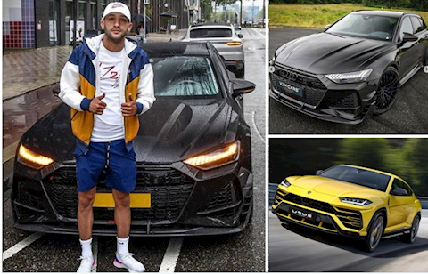 Không thể rời mắt với bộ sưu tập siêu xe của Hakim Ziyech