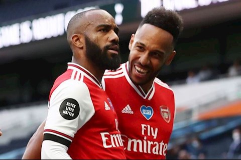 Arsenal an mung Lacazette va Aubameyang