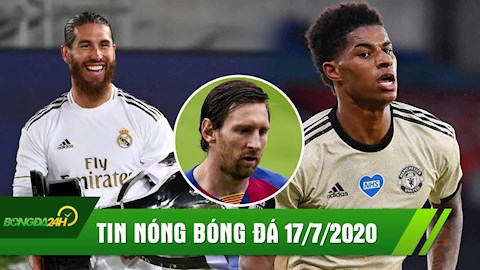 TIN NÓNG BÓNG ĐÁ 17/7: Messi lập siêu phẩm trong ngày Real vô địch; Rashford trở lại, MU thắng dễ