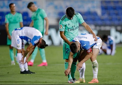 Xuất sắc cầm hòa tân vương Real Madrid, Leganes vẫn ngậm ngùi xuống hạng